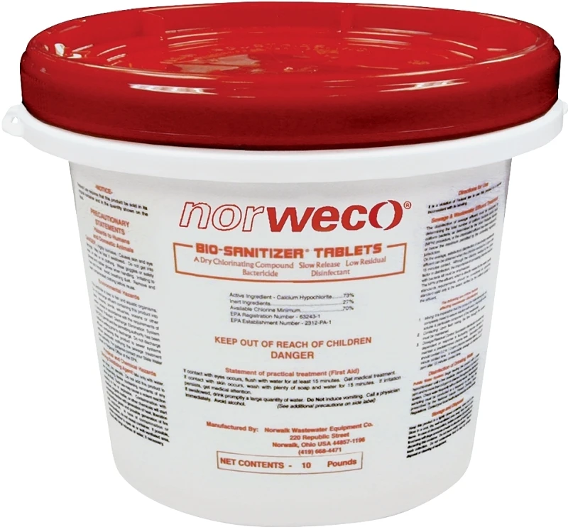 10 Lb Bio-sanitizer Disinfecting Tablets For Sewer Line Cleaning