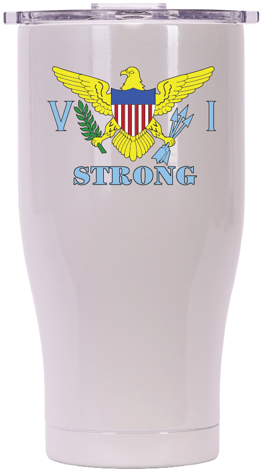 Chaser 27 Oz. Pearl Gloss Insulated Tumbler With Clear Lid