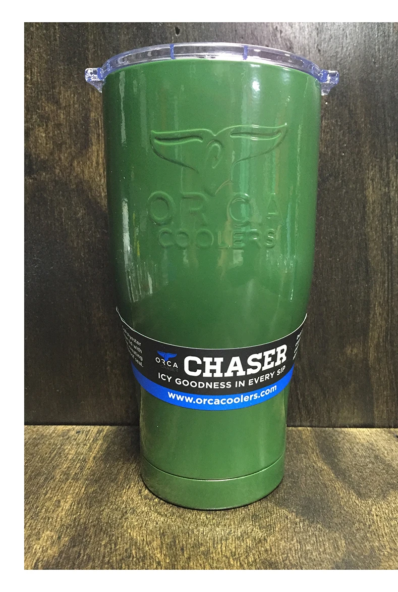Travel Chaser Tumbler, Green, 27-oz.