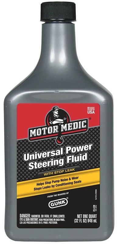 32 Oz. Power Steering Fluid - Noncorrosive, Detergent Additives, Ez Pour Bottle