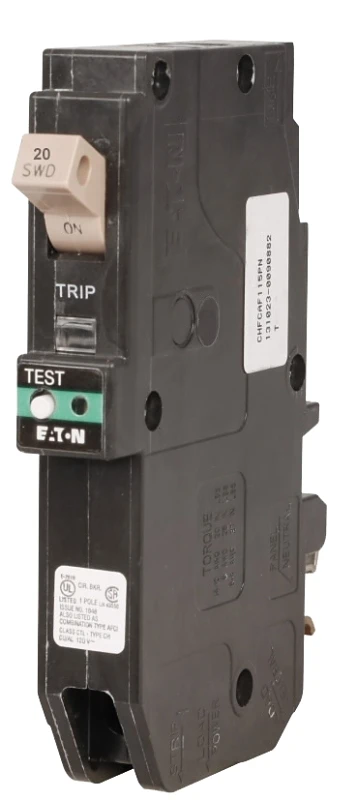 Ch 20 Amp Single-pole Afci Circuit Breaker, Model Chfp120af