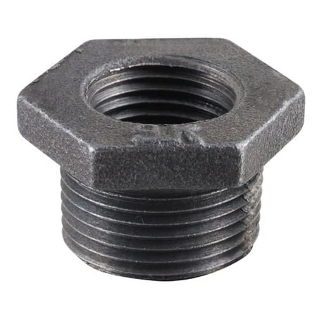 3/8 Inch by 1/8 Inch Black Steel Pipe Bushing