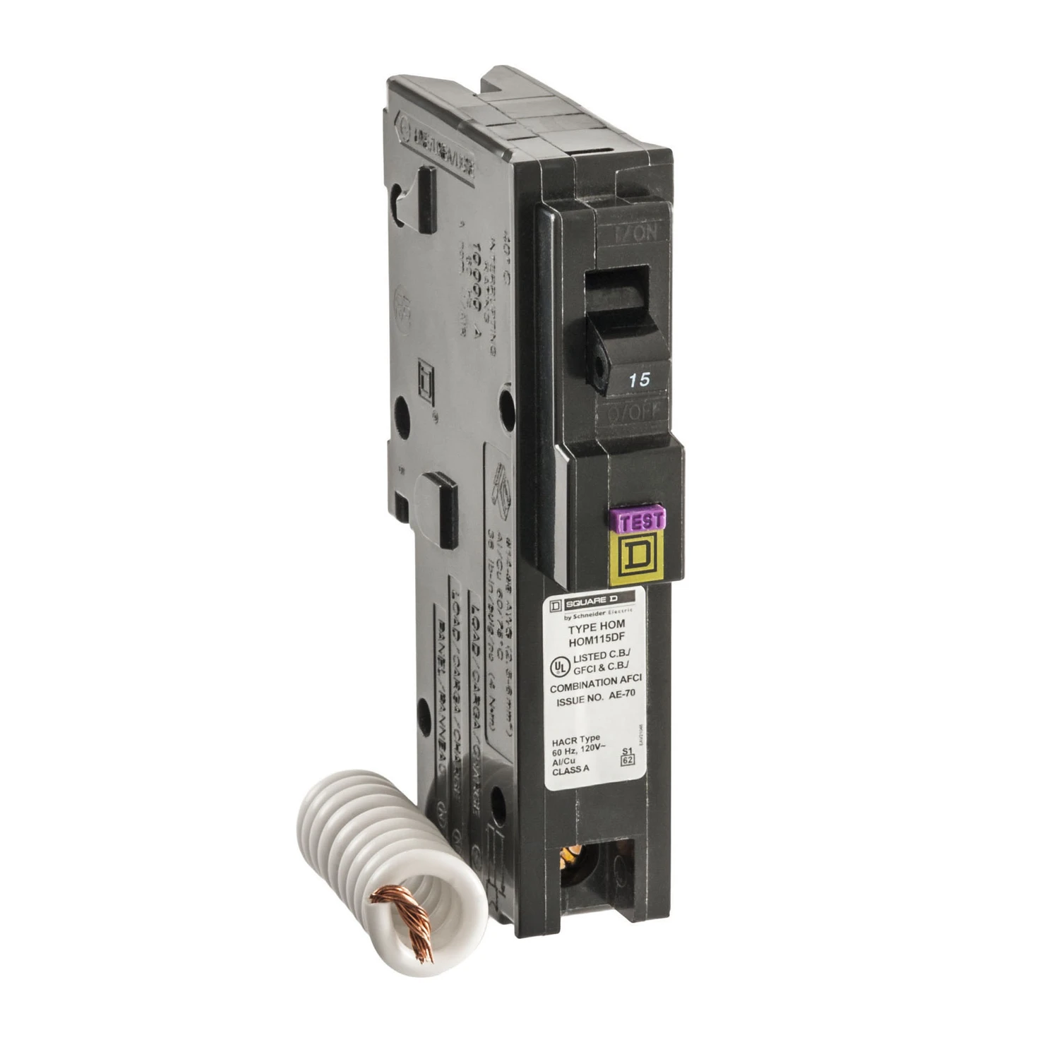 Homeline 15a Single-pole Cafci/gfci Dual Function Circuit Breaker