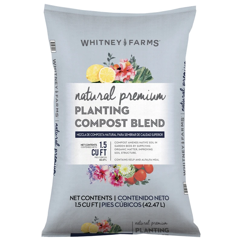 Organic Natural Premium Planting Compost Blend, 1.5 Cubic Feet Bag