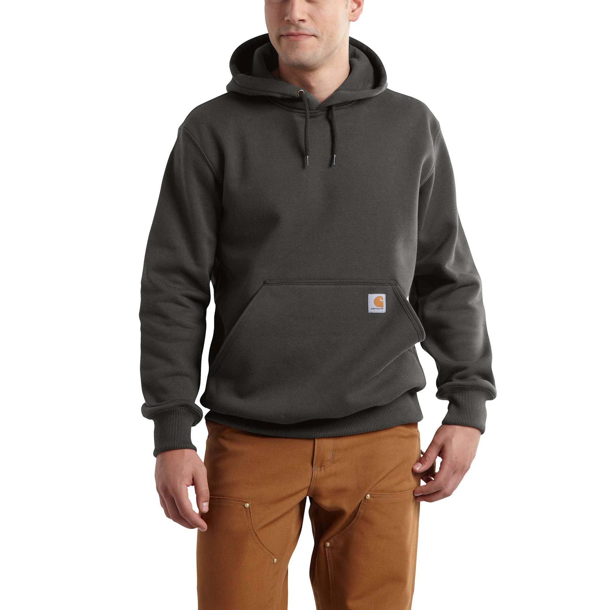 Men's Rain Defender Loose Fit Heavyweight Hooded Sweatshirt - Xl - Peat