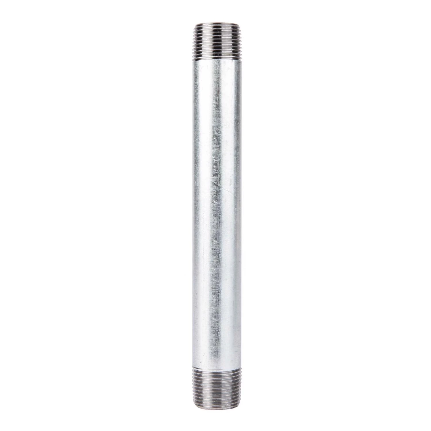 3/4 In. Mip Galvanized Steel 8 In. L Nipple For Plumbing Applications