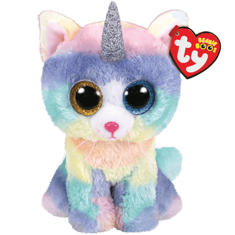 Beanie Boos Kids Toy - Heather The Unique 6 Inch Unicat Plush