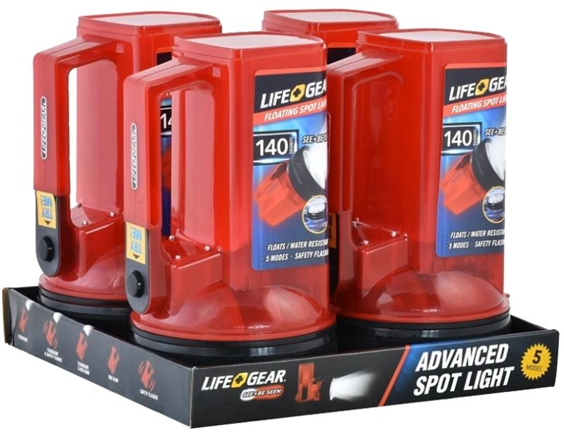 Glow 300 Lumens Red Led Floating Lantern With Waterproof Design