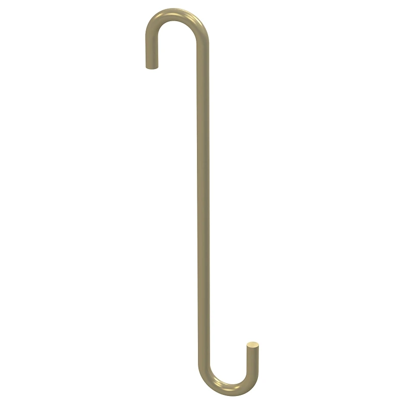 N275-518 8 In. Brushed Gold Steel Modern Large S-hook Plant Hanger
