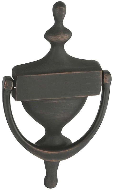 7-inch Antique Bronze Solid Brass Door Knocker For Decorative Appeal