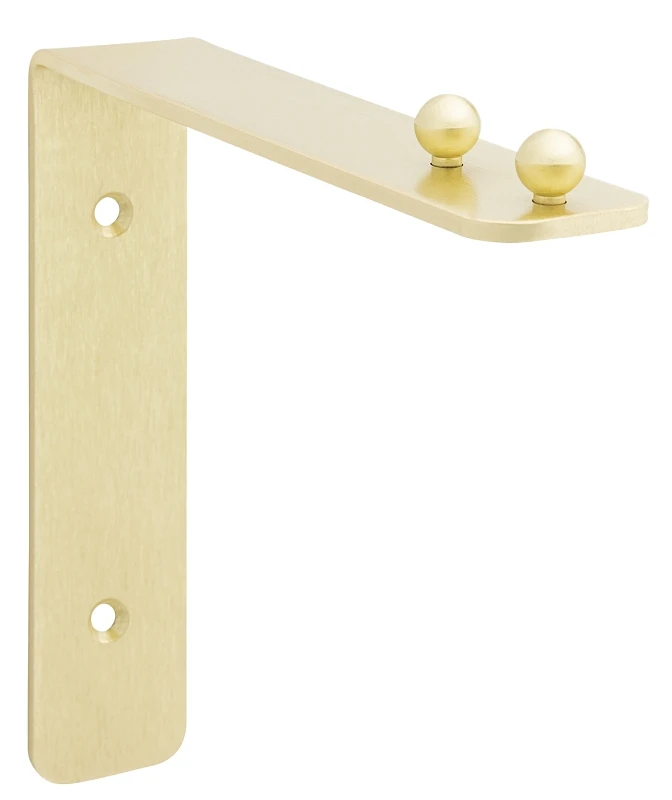Brushed Gold Hanging Plant Wall Bracket, 7 Inch, Supports Up to 15 Pounds