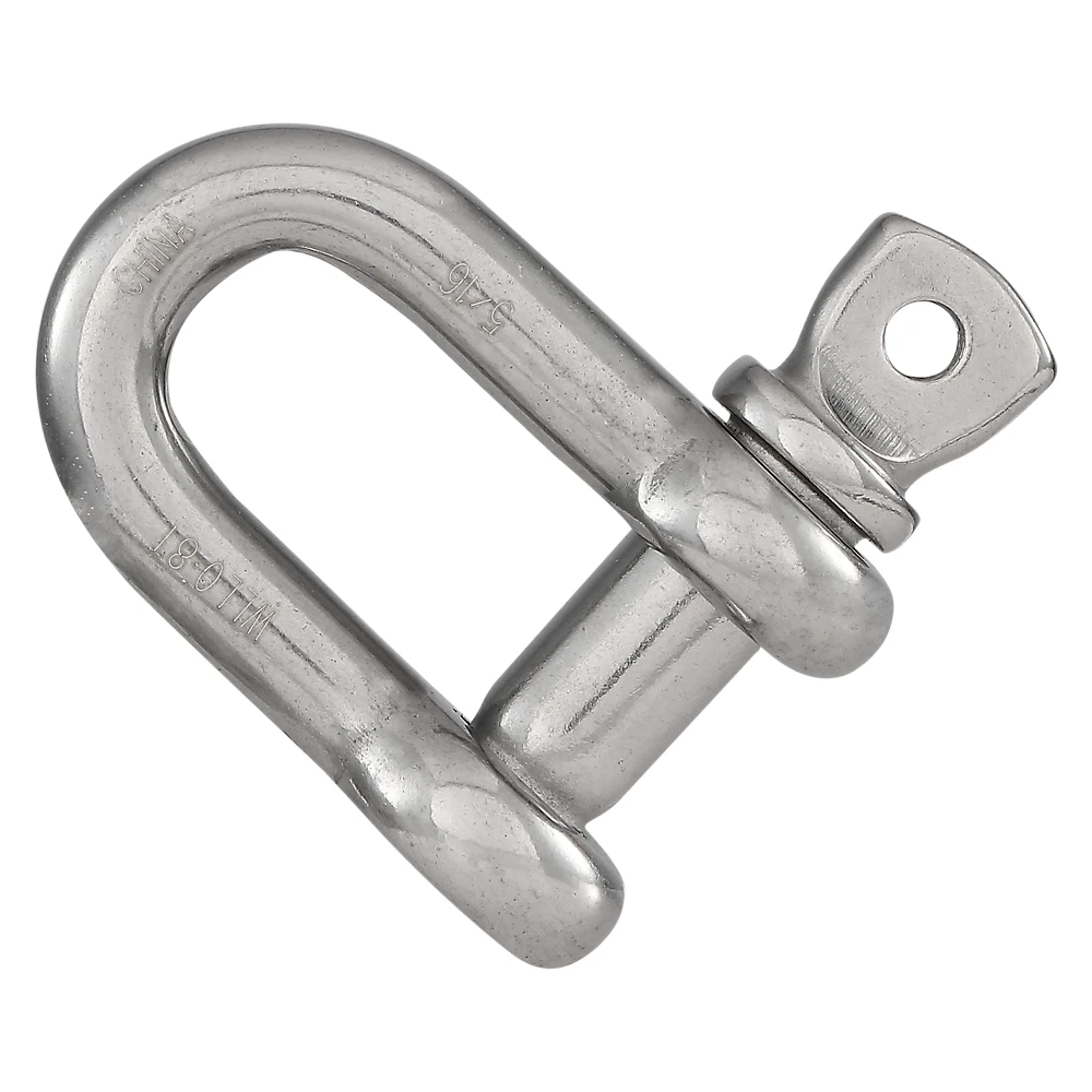 5/16 Inch Stainless Steel D Shackle for Heavy Duty Applications