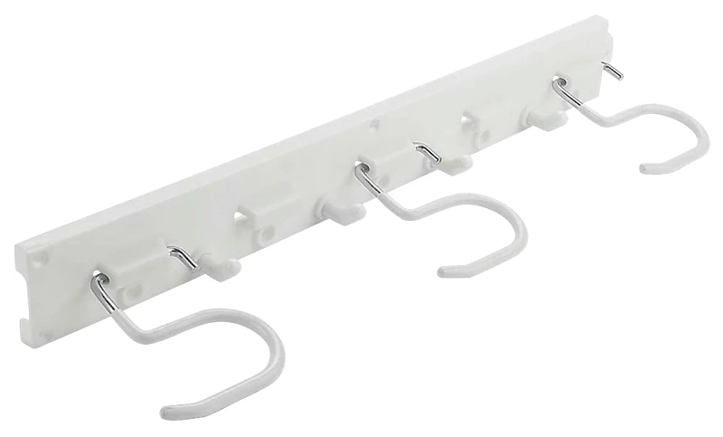 Adjustable Hanging Storage Organizer with Vinyl Coated Hooks for Durable and Secure Hanging