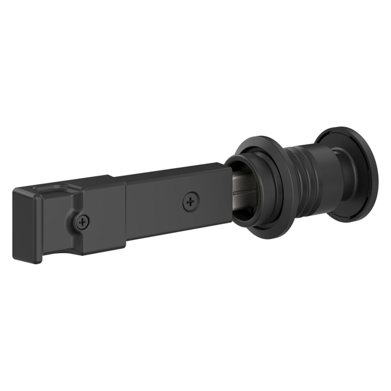 National V1045 Matte Black Barn Door Lock For Interior Sliding Doors