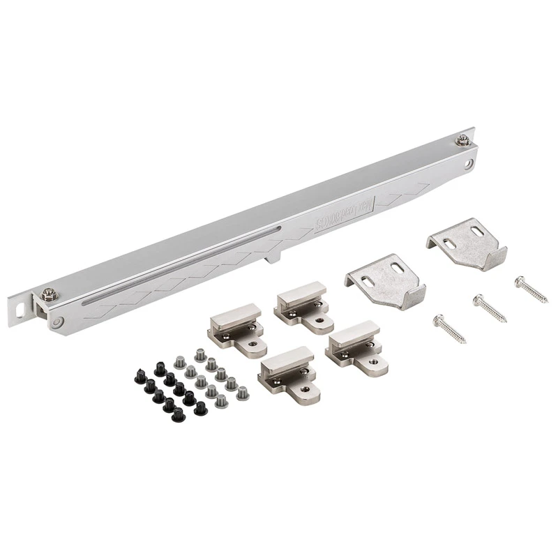 Interior Sliding Door Soft Closing Kit, Satin Nickel
