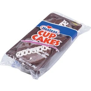 Hostess CupCakes Frosted Cakes with Creamy Filling Chocolate - 1.58 oz x 2 pack