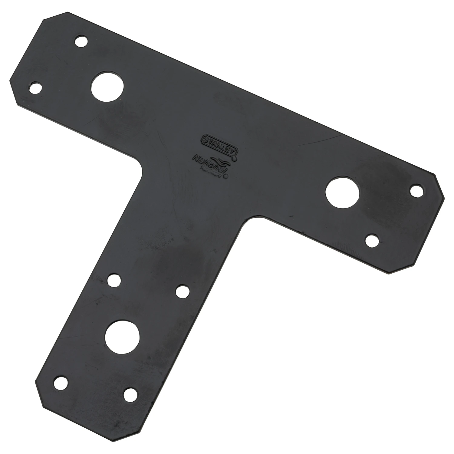 6 In. X 5 In. Black Heavy Duty T-plate, Model N266471