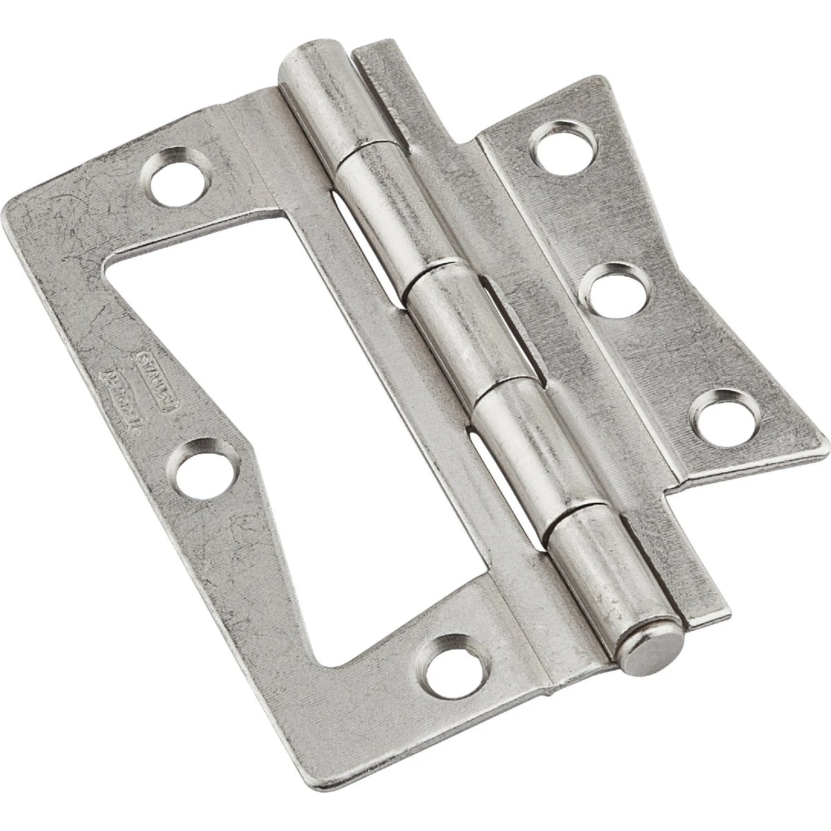 Surface-Mount Chest Hinge, Satin Nickel, 3 In.