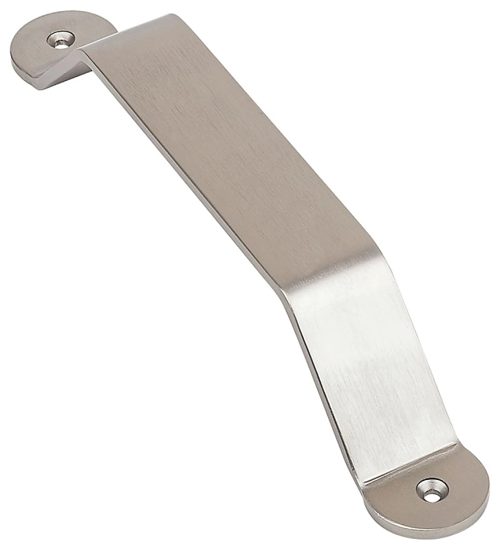 10 In. Satin Nickel Bar Pull For Barn Doors