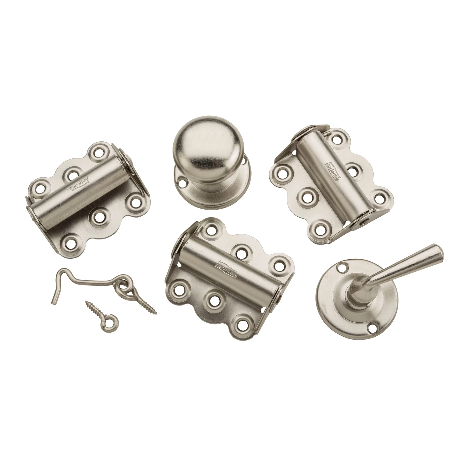 Screen Door Kit, Satin Nickel