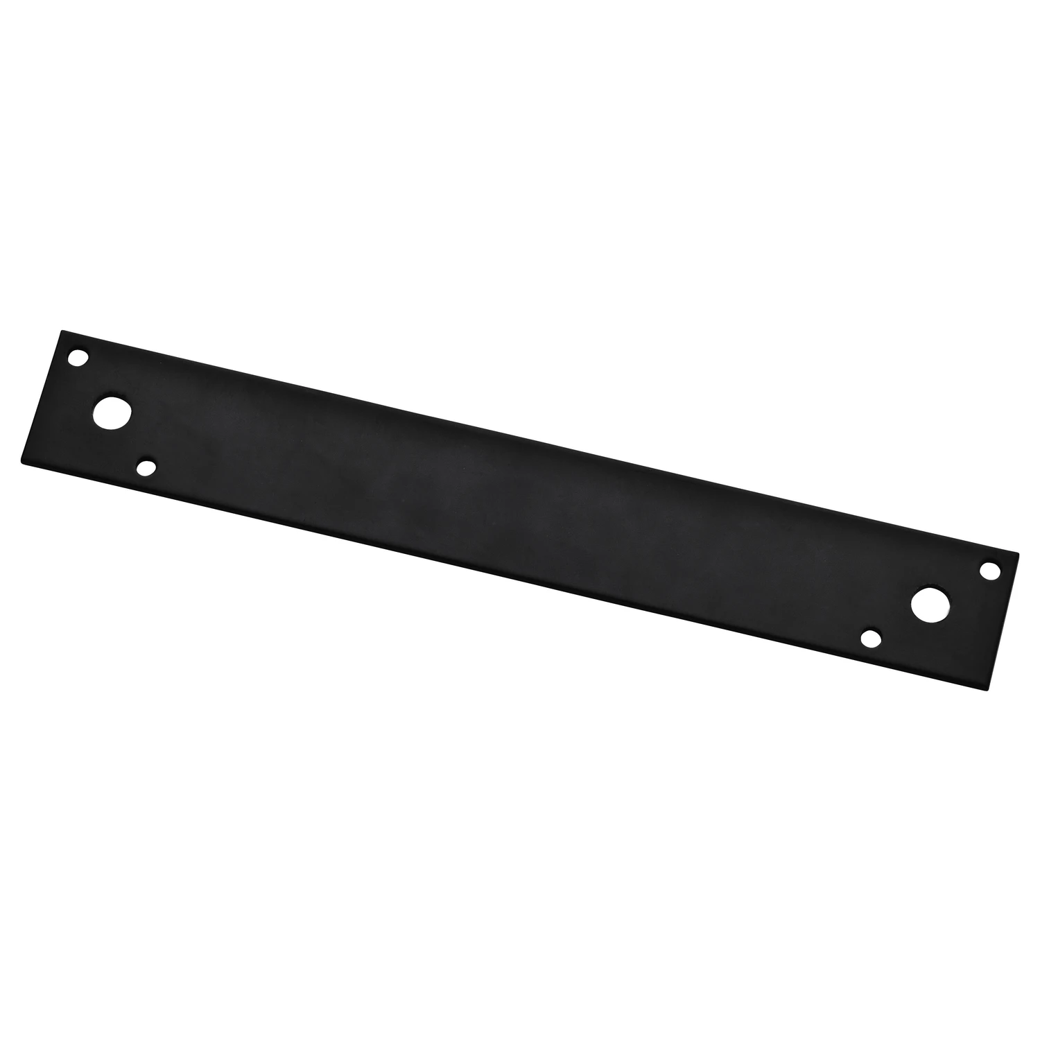 10 X 1.5 X 0.125 Flat Strap Brace, Black Steel, Model N351-472