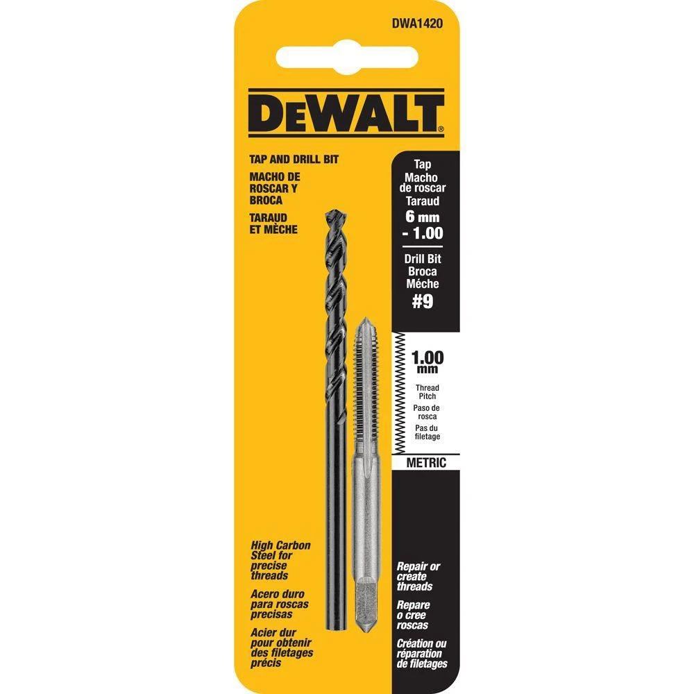 6mm-1.0 Tap Set with #9 Drill Bit