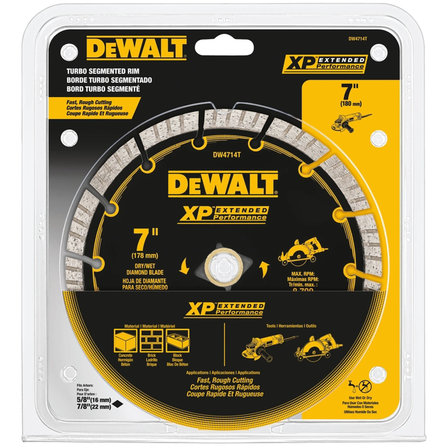 7 Inch Segmented Diamond Cutting Wheel for Concrete and Masonry