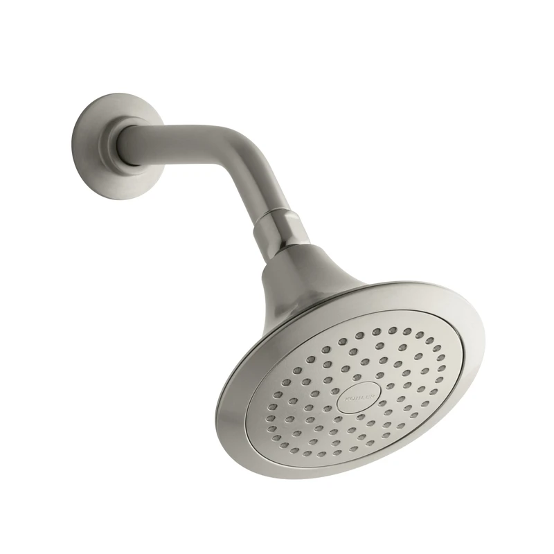 Forte Fixed Mount Shower Head in Nickel Finish