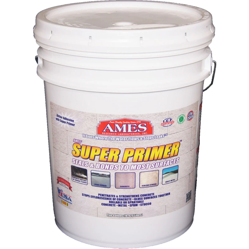 Super Primer Adhesive Sealant, 5 Gallon Pail, High Performance