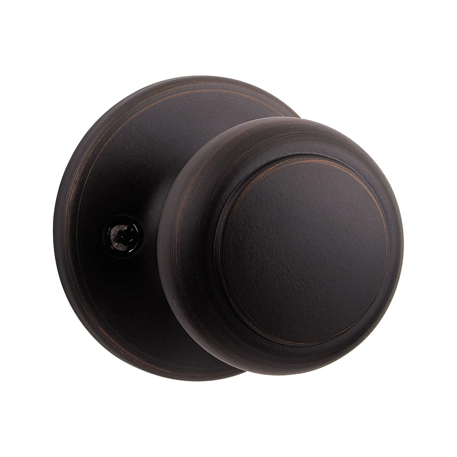 Cove Dummy Door Knob with Venetian Bronze Finish for Interior Doors