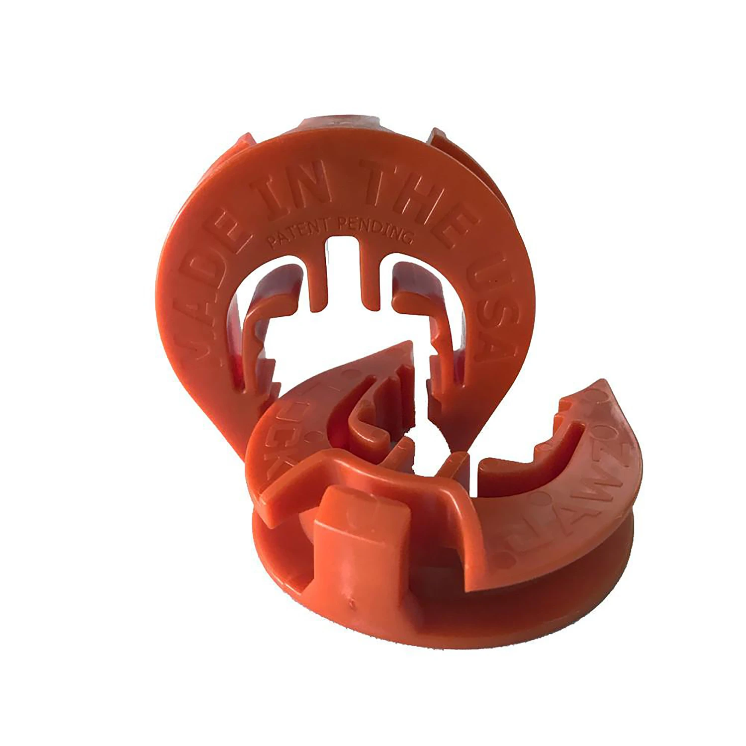 Lock Jawz Electric Fence T-Post Insulator, Orange, 6 Positions