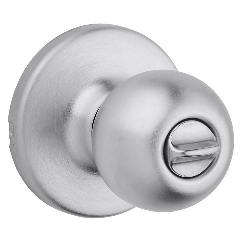 Security Polo Privacy Lockset in Satin Chrome Finish