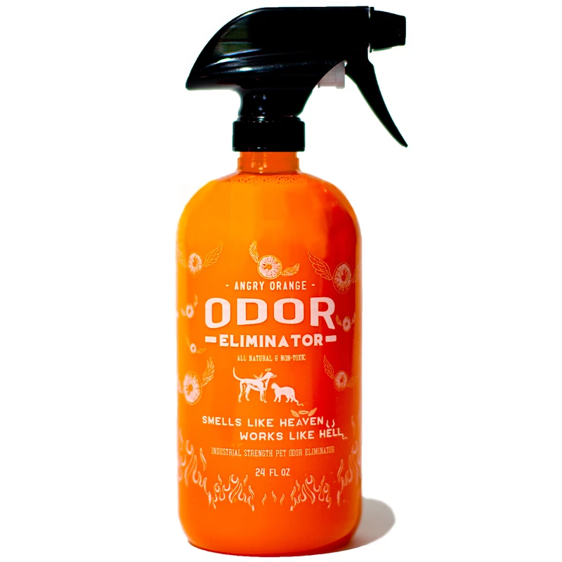 Pet Odor Eliminator Urine Remover and Carpet Deodorizer 24 Ounce Spray Bottle