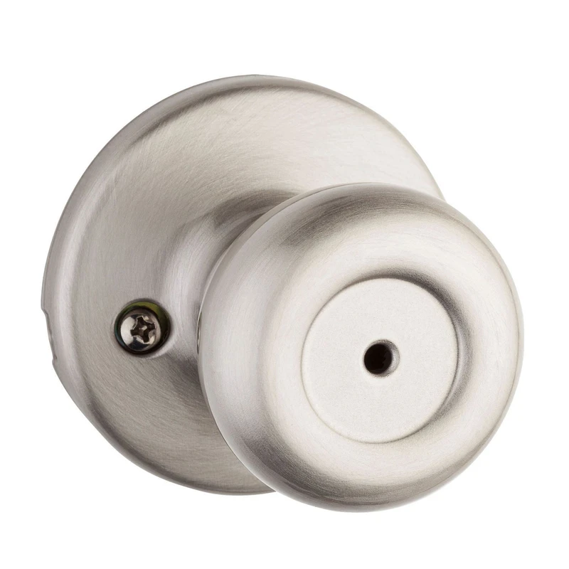 Tylo Satin Nickel Privacy Knob For Bedroom And Bathroom Doors