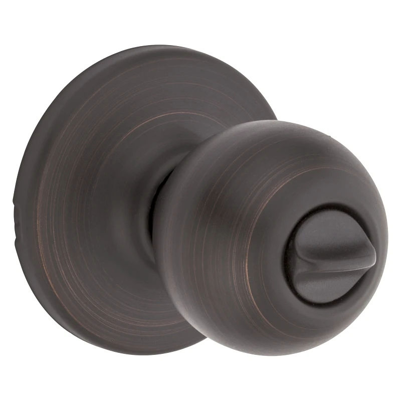 Polo Privacy Lockset with Knob in Venetian Bronze Finish