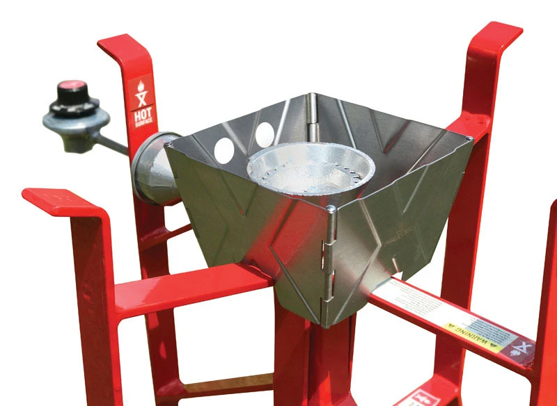 FIREDISC BBQ Grill Wind Helmet, Stainless Steel