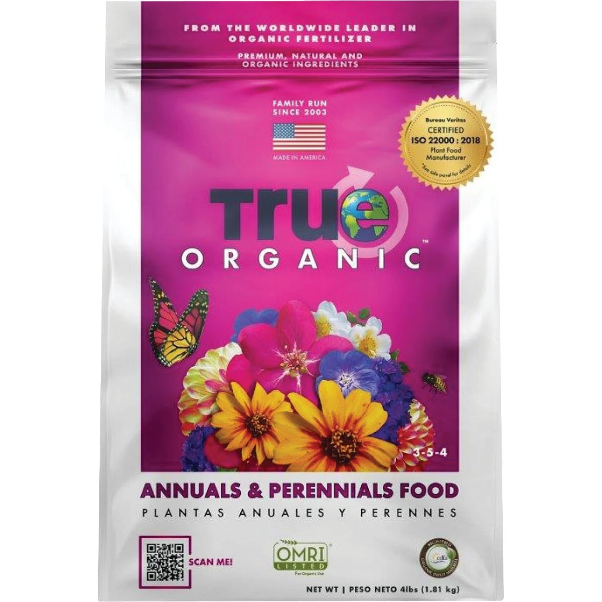 4 Lb. 3-5-4 Annuals & Perennials Dry Plant Food