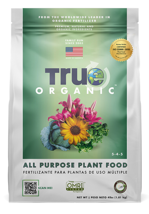 All Purpose Plant Food Fertilizer, 4 Pounds Bag for Garden and Lawn Use
