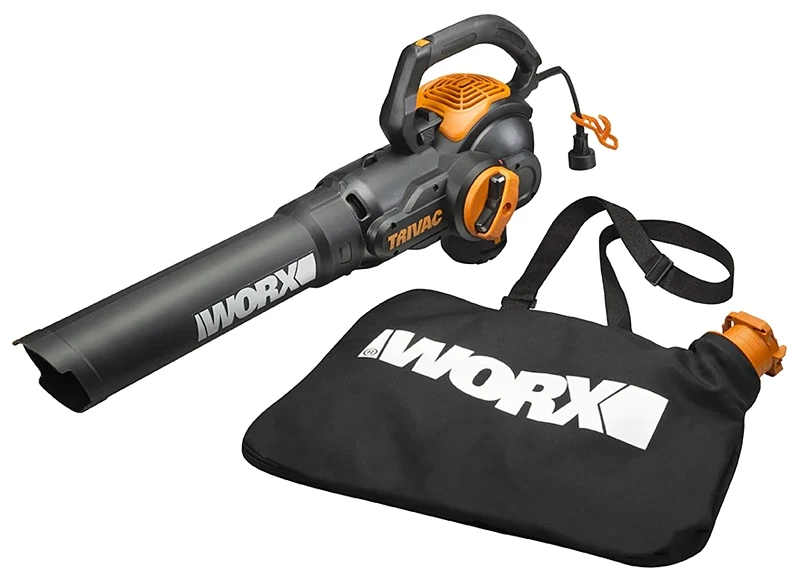 Trivac Wg512 Electric Leaf Blower, Mulcher, Vacuum, 12 Amp, 600 Cfm