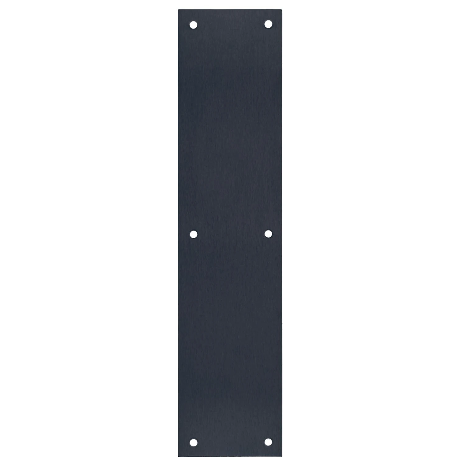 3.5 In. X 15 In. Matte Black Push Plate - Durable Stainless Steel