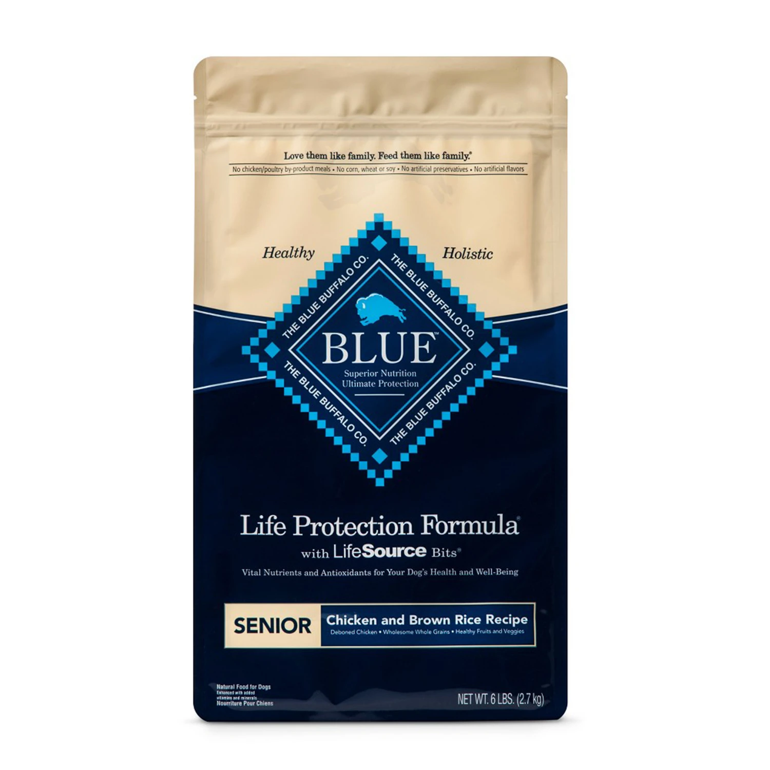 Life Protection Formula Senior Chicken And Brown Rice Dry Dog Food 5 Lb