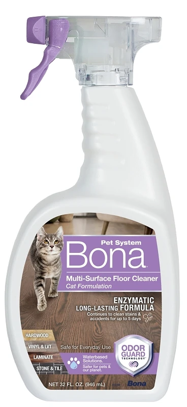 Multi-Surface Floor Cleaner Cat Formula 32 Ounce Trigger Spray Bottle