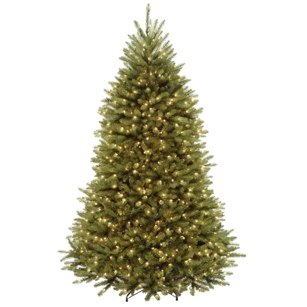 6.5 Ft. Dunhill Fir Hinged Artificial Christmas Tree With 650 Clear Lights