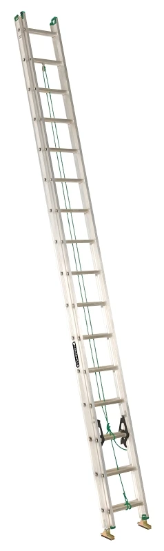 32-Foot Aluminum Extension Ladder Type II with 225-Pound Duty Rating