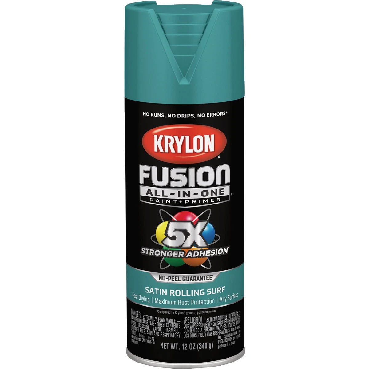 Fusion All-in-one 12 Oz. Satin Spray Paint, Rolling Surf - No Prep Required