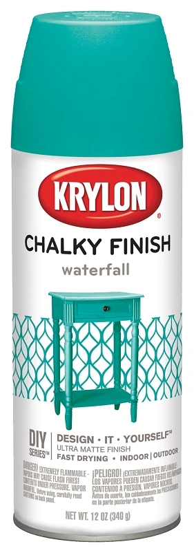 Chalky Finish 12 Oz. Ultra Matte Chalk Spray Paint In Waterfall Color