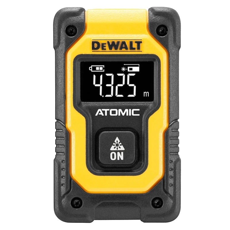 Atomic 55 Ft. Pocket Laser Distance Measurer With Black Backlit Lcd Screen