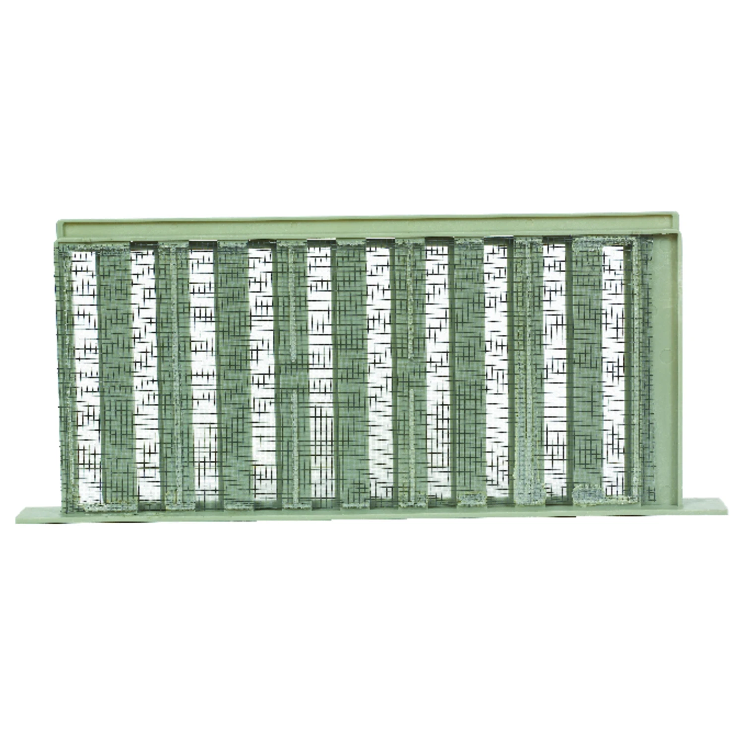 Pms-1 8 In. X 16 In. Black Manual Sliding Foundation Vent With Lintel