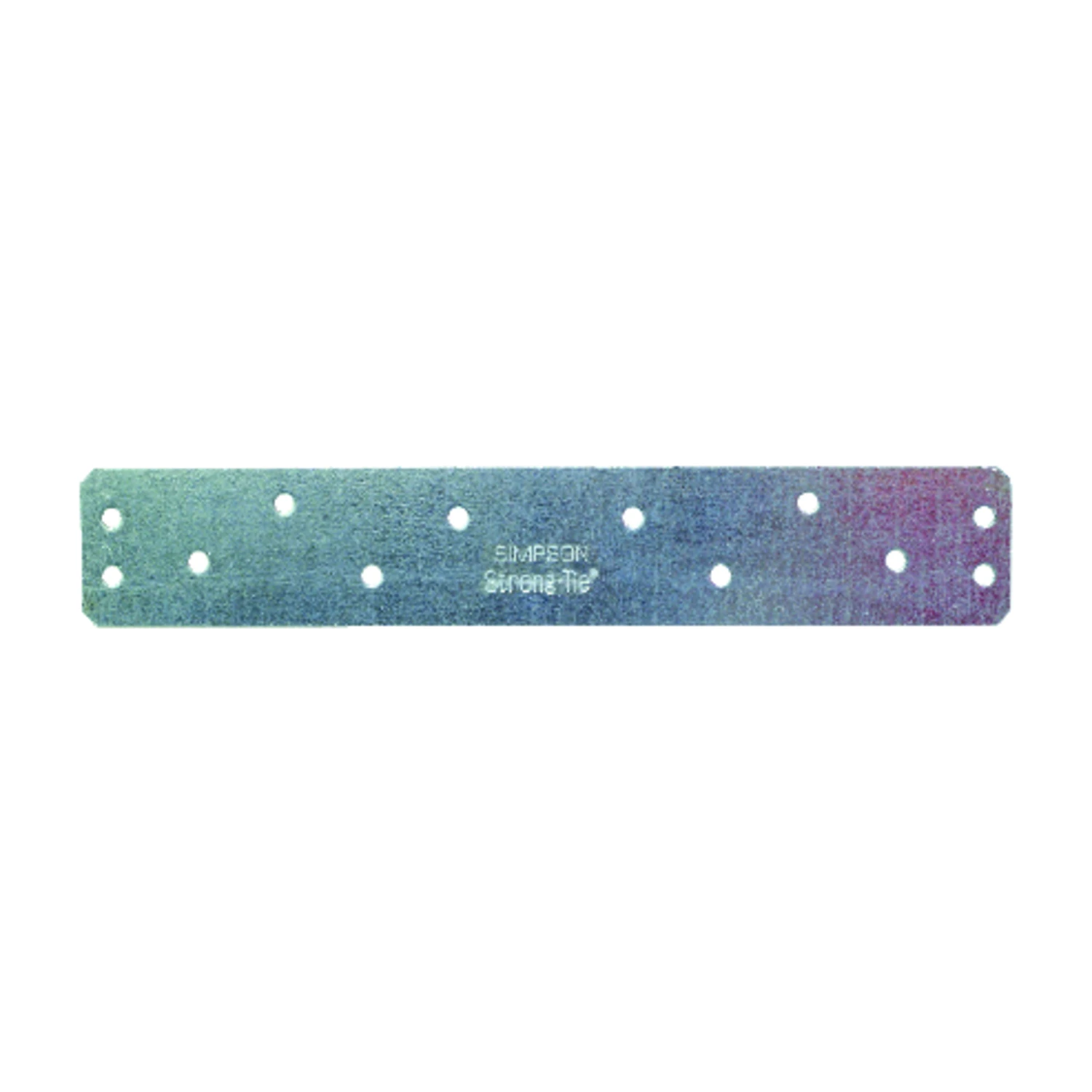 1-3/8 In. W X 8 In. L Heavy Duty 12 Gauge Steel Strap Tie