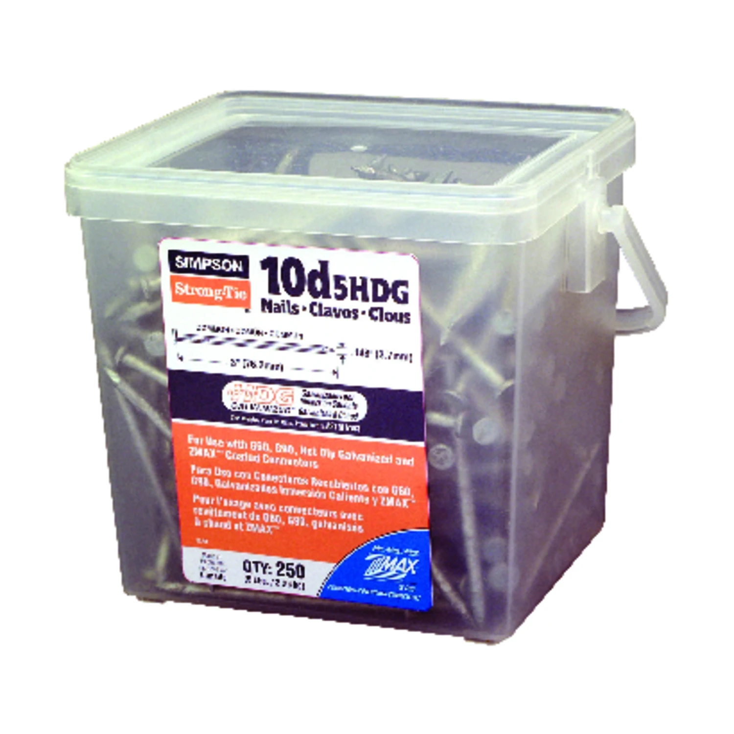 Simpson Strong-tie 10d X 3 In. 9 Ga Hot Dipped Galvanized Common Nails - 250 Count